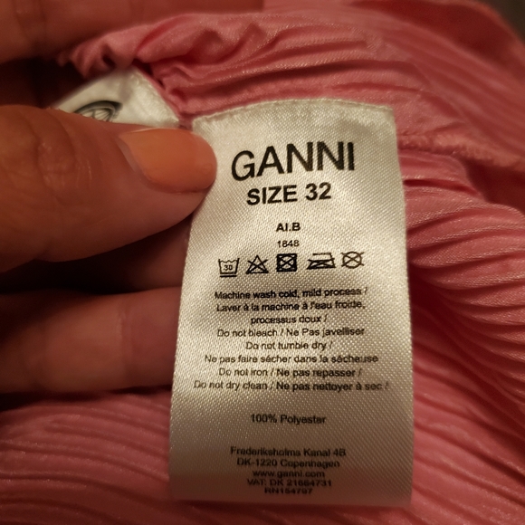 pink ganni dress - Picture 2 of 2